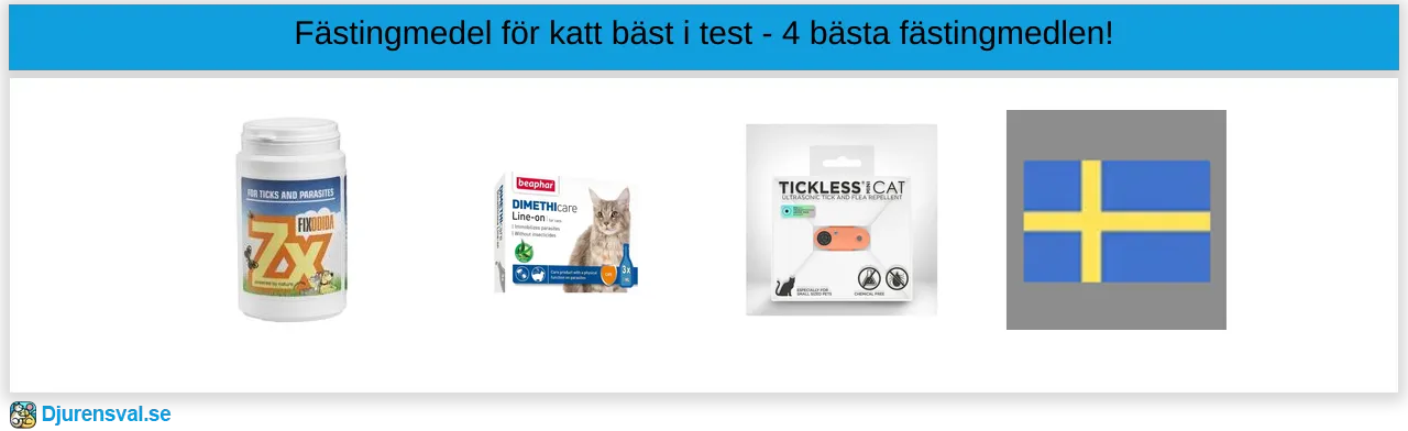 Fästingmedel för katt bäst i test