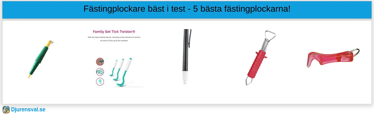 Fästingplockare bäst i test