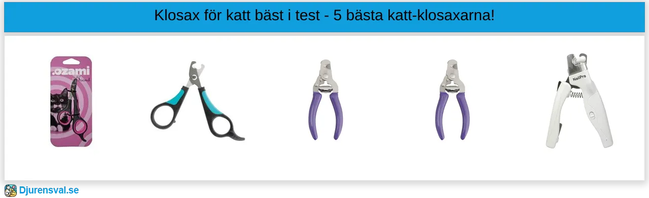 Klosax för katt bäst i test